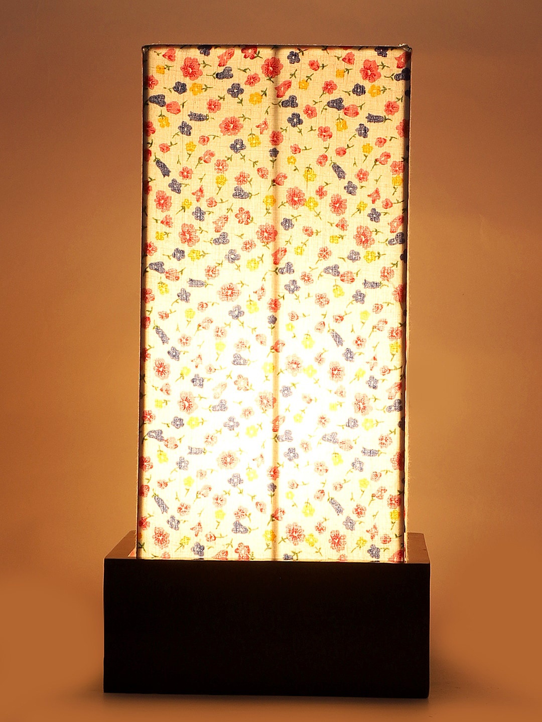 

Devansh Multi Cotton Table Lamp with Wooden base