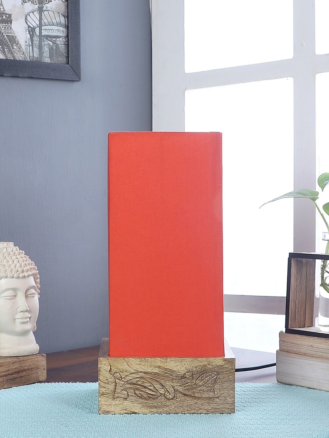 

Devansh Orange Solid Table Lamp