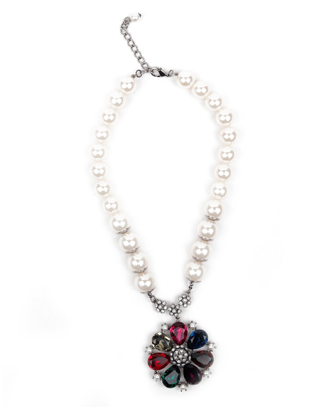 

ODETTE White & Red Necklace