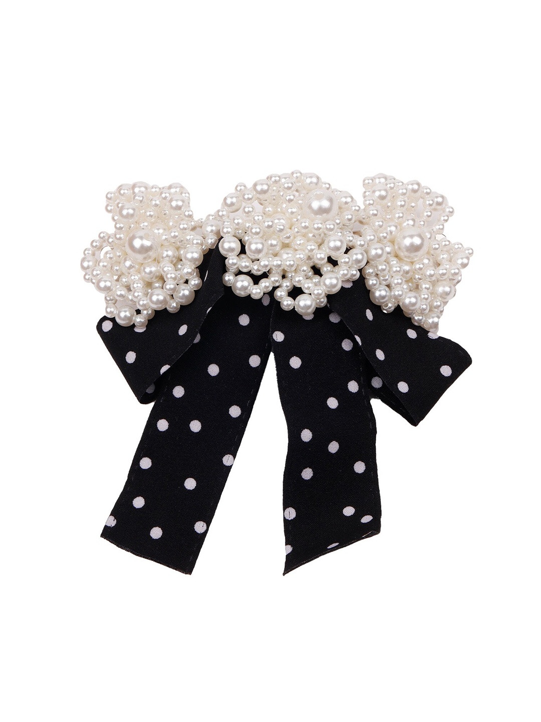 

ODETTE Women Black & White French Barrette