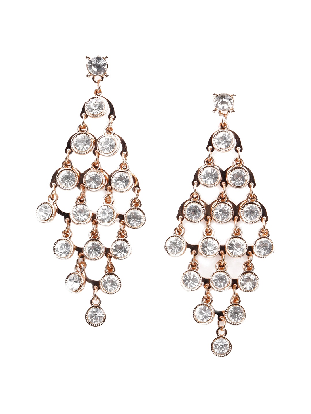 

ODETTE Gold-Toned Contemporary Drop Earrings