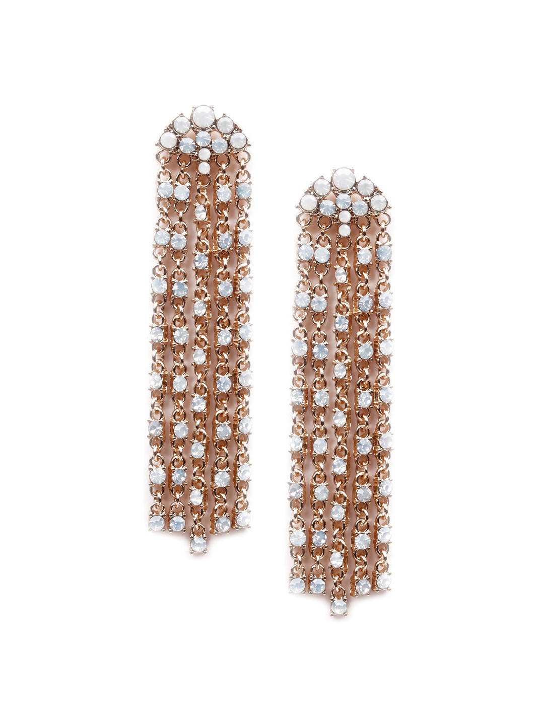 

ODETTE Silver Circular Drop Earrings
