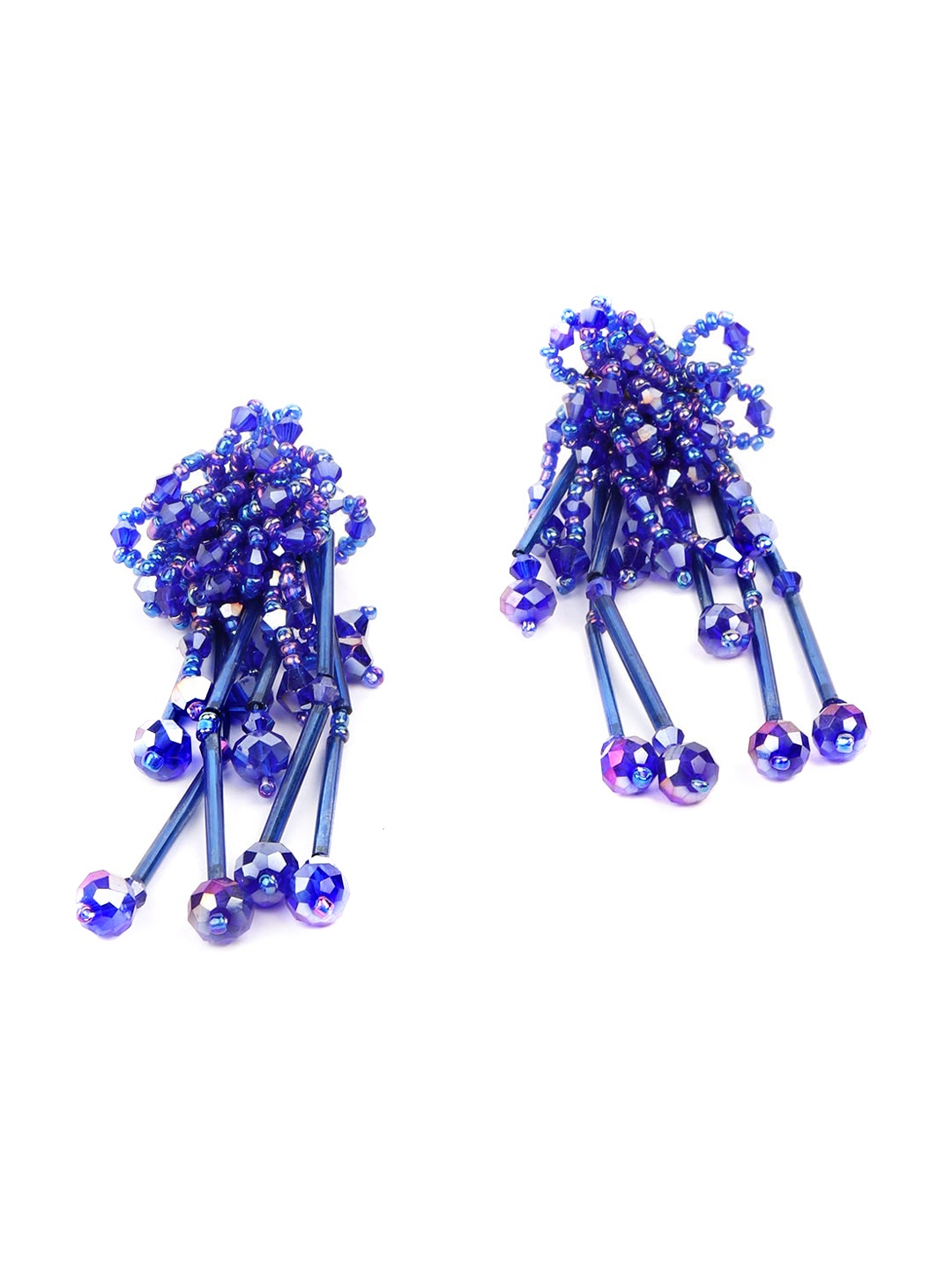 

ODETTE Blue Quirky Drop Earrings