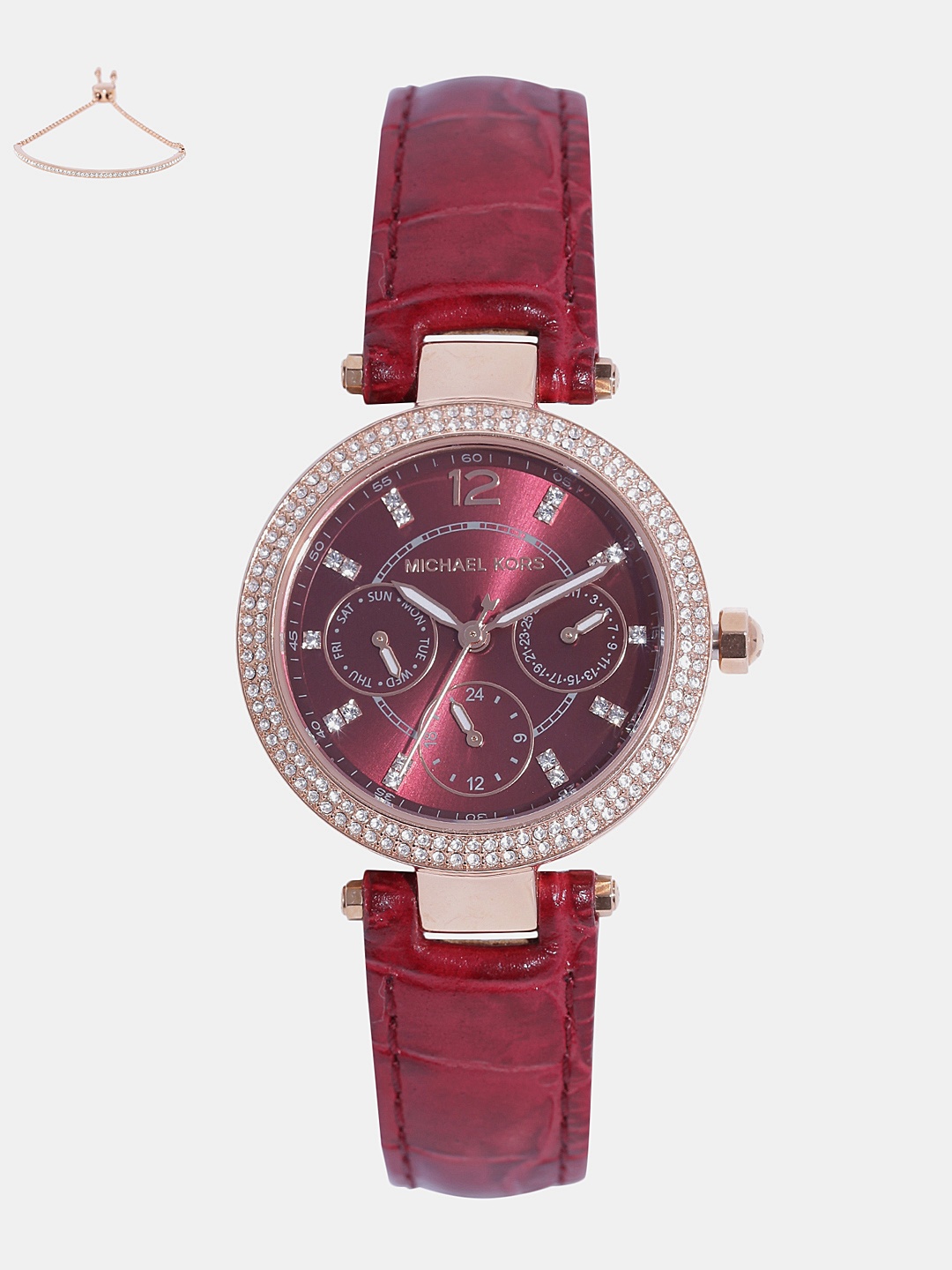 

Michael Kors Women Watch Gift Set, Red