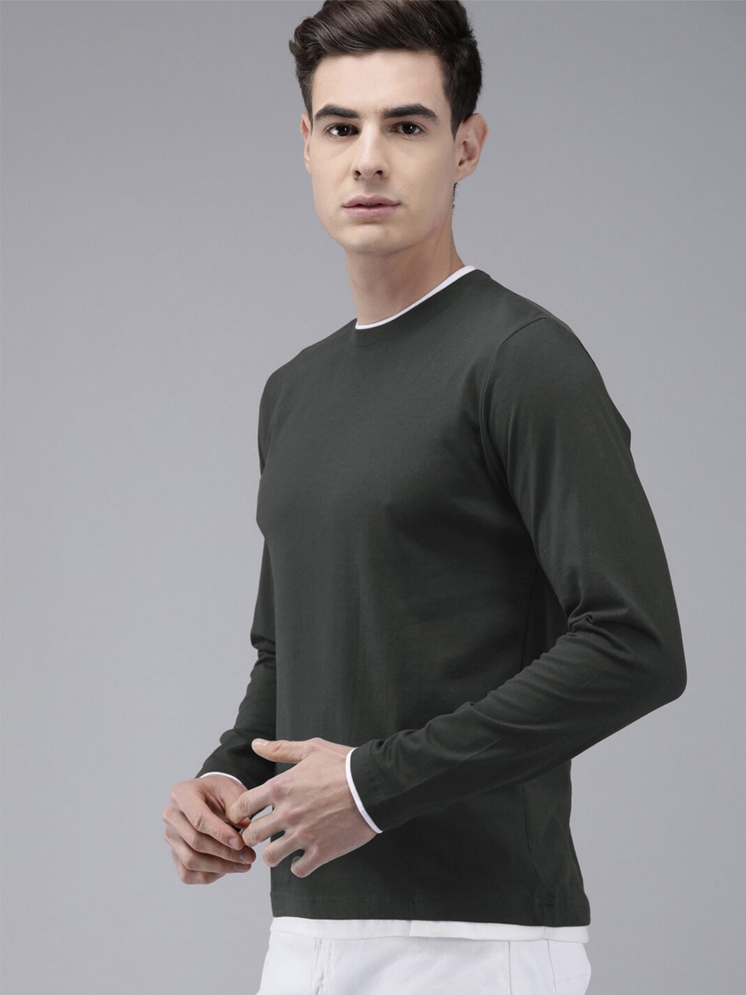 

The Dry State Men Grey T-shirt