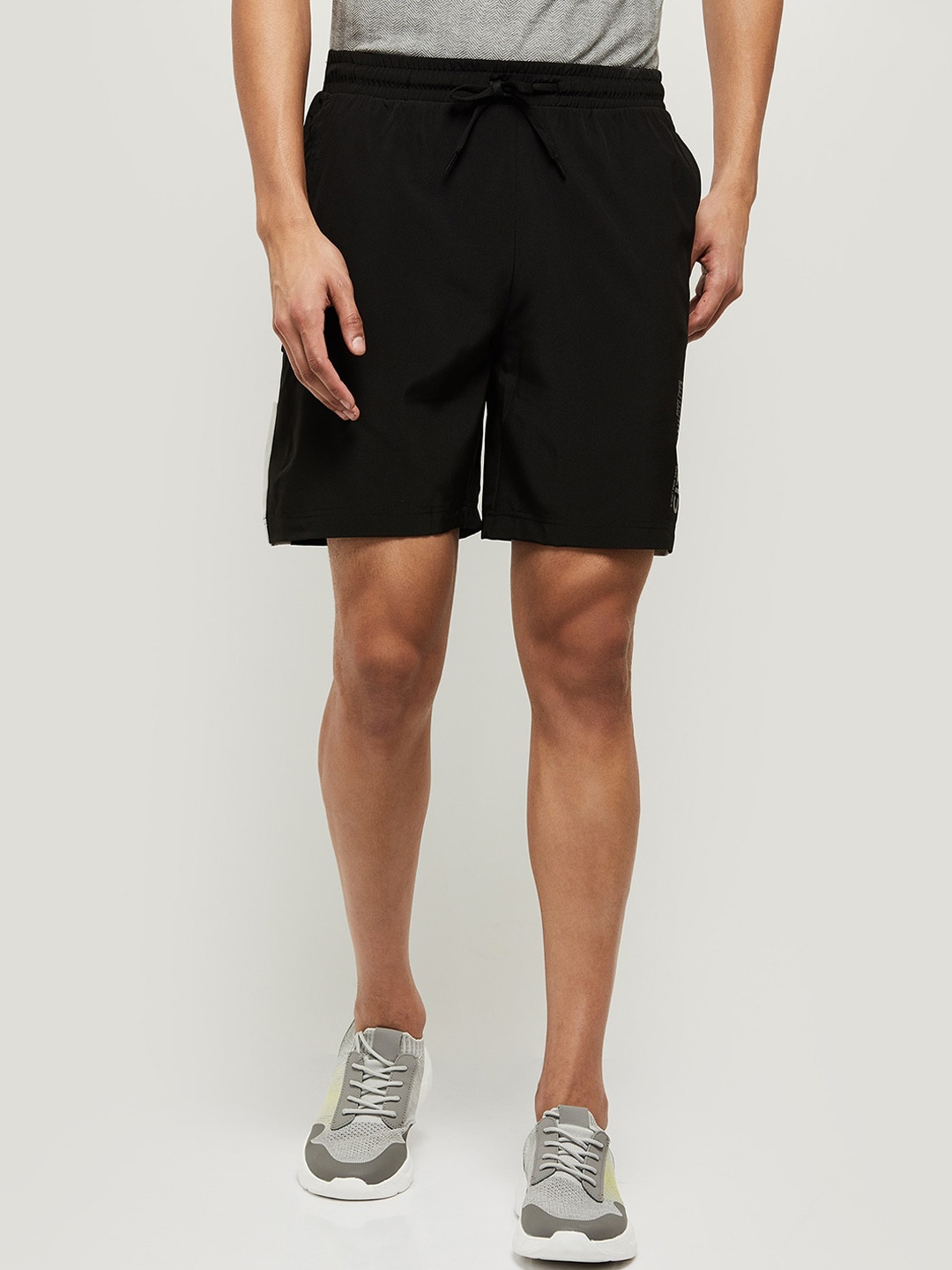 

max Men Black Sports Shorts