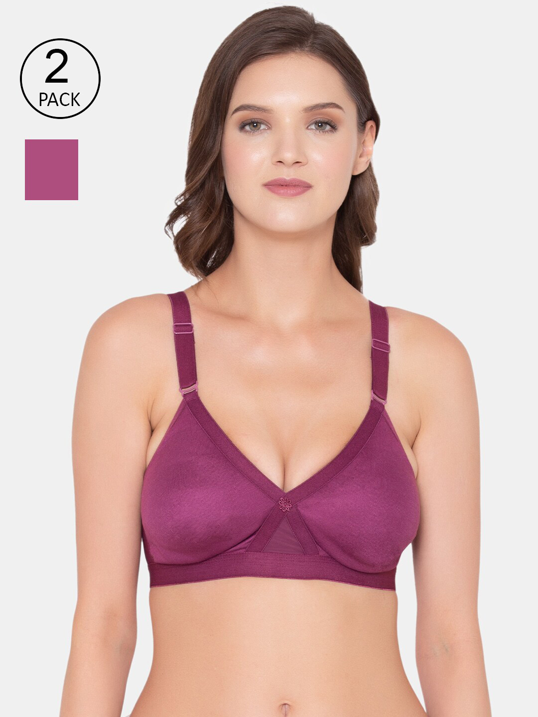 

Souminie Pack of 2 Purple Bra