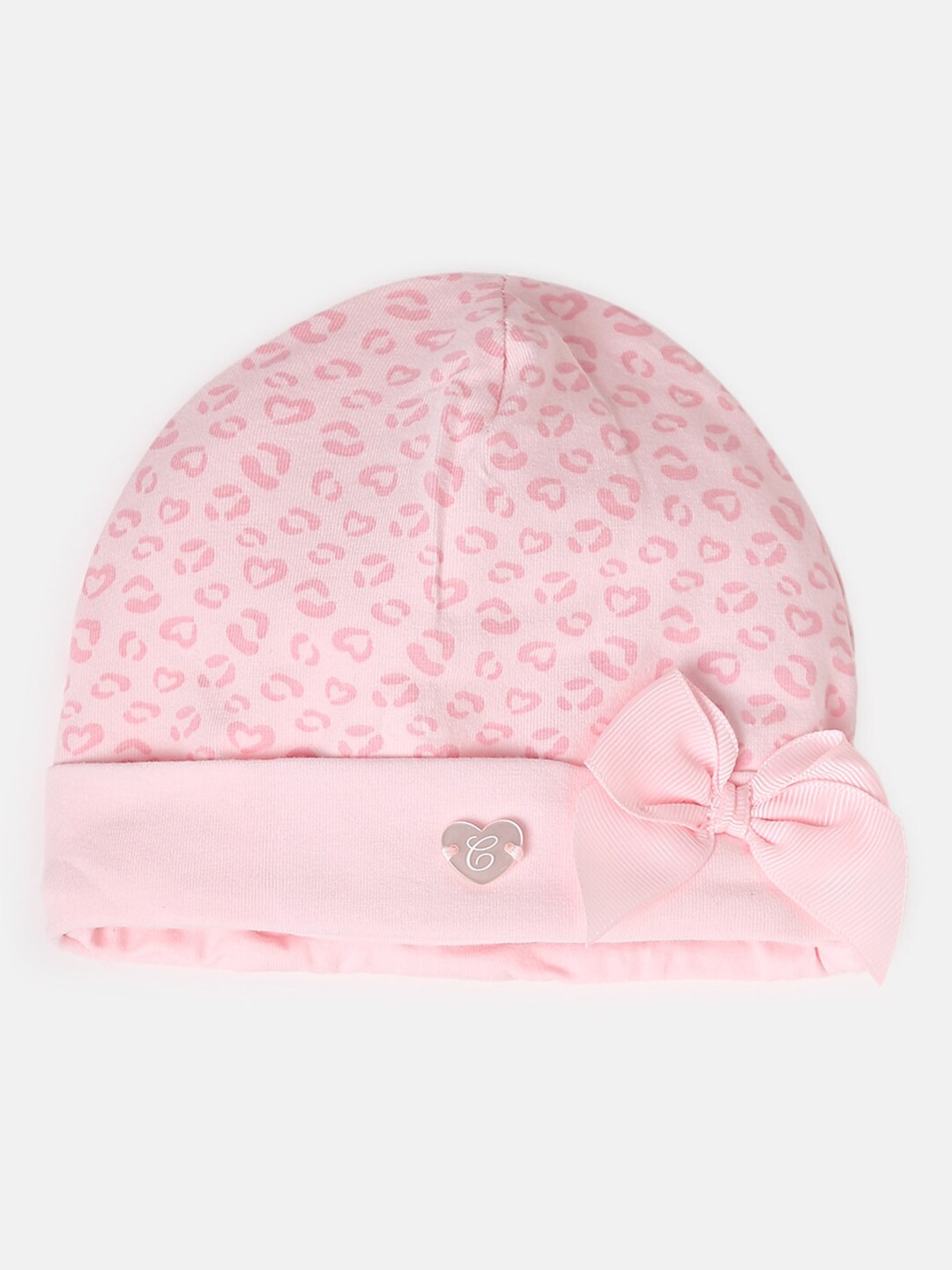 

Chicco Girls Pink Printed Beanie