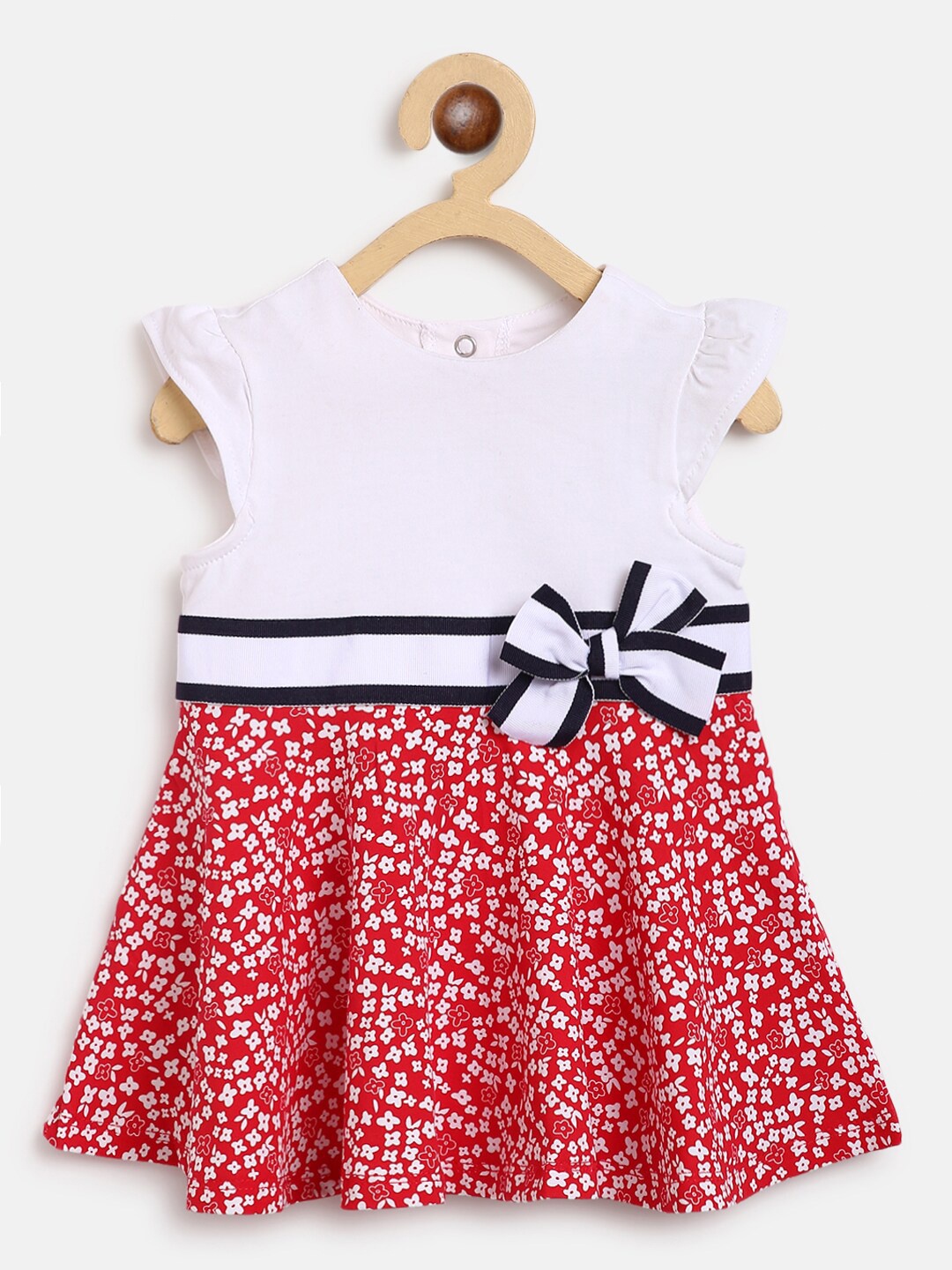 

Chicco Girls White & Red Floral Dress