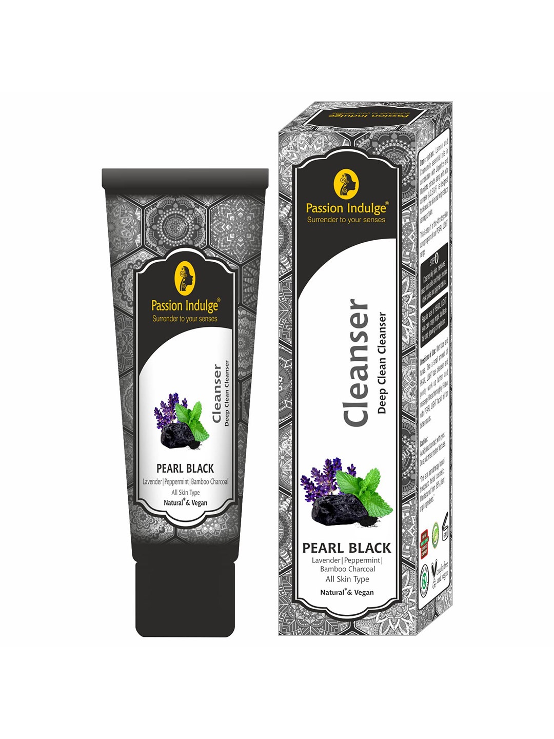 

Passion Indulge Charcoal & Clay Pearl Black Face Cleanser - 100 ml