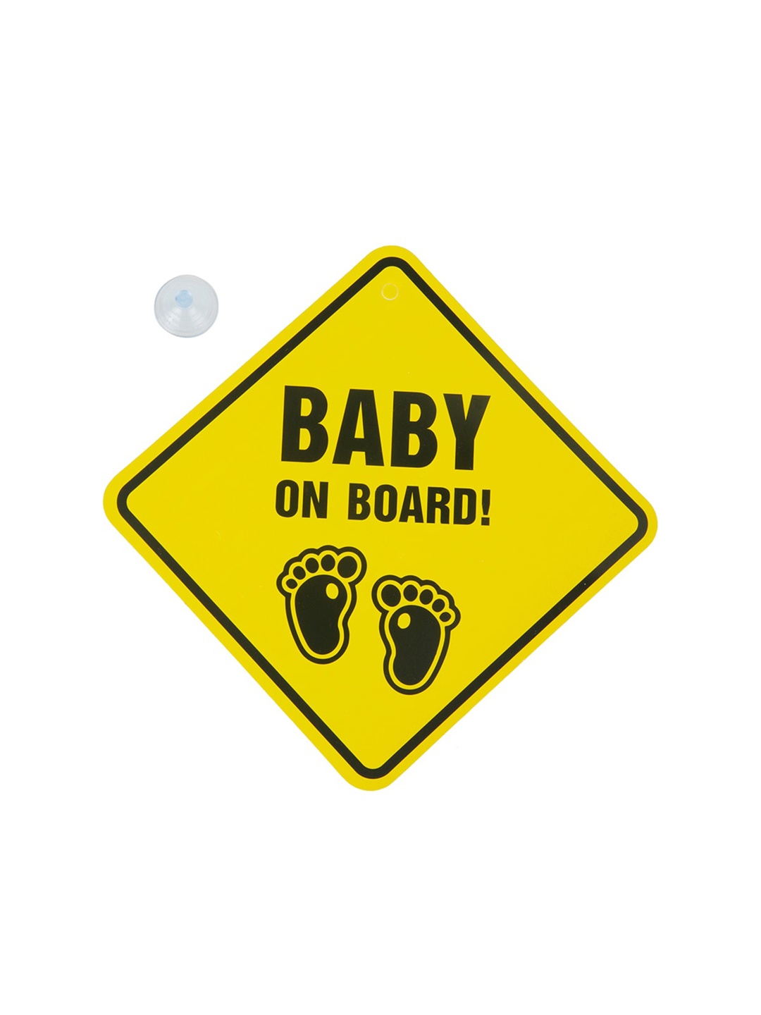 

Baby Moo Yellow Baby on Board Car Sign