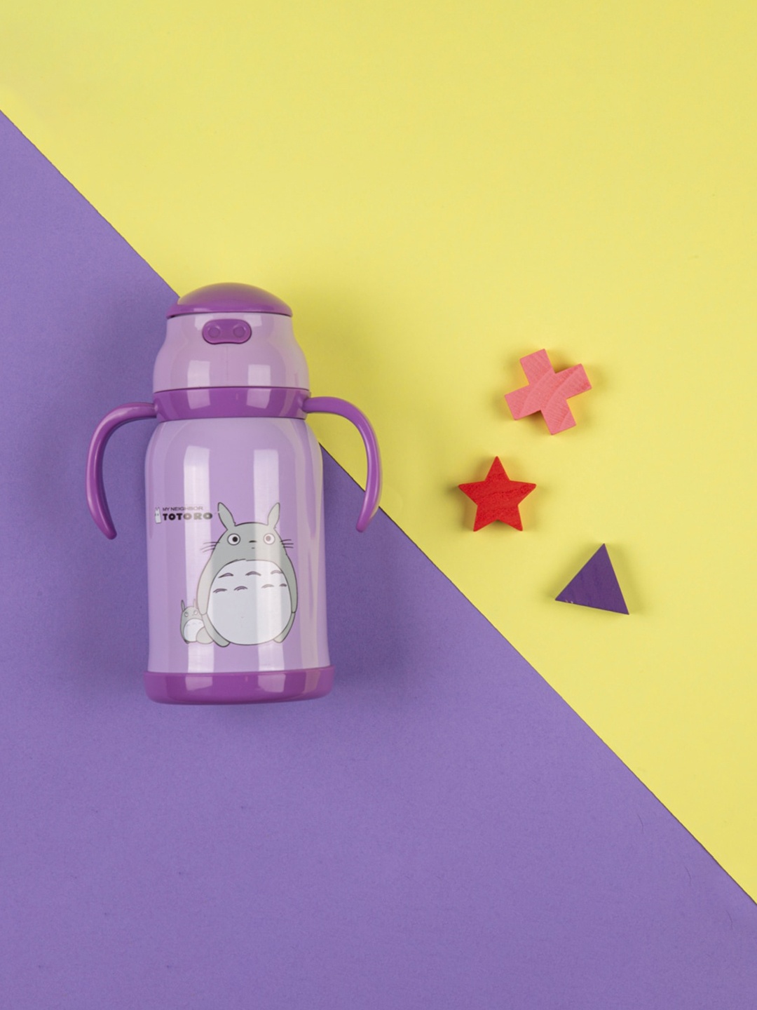 

Baby Moo Purple Cat Water Bottle 380 Ml