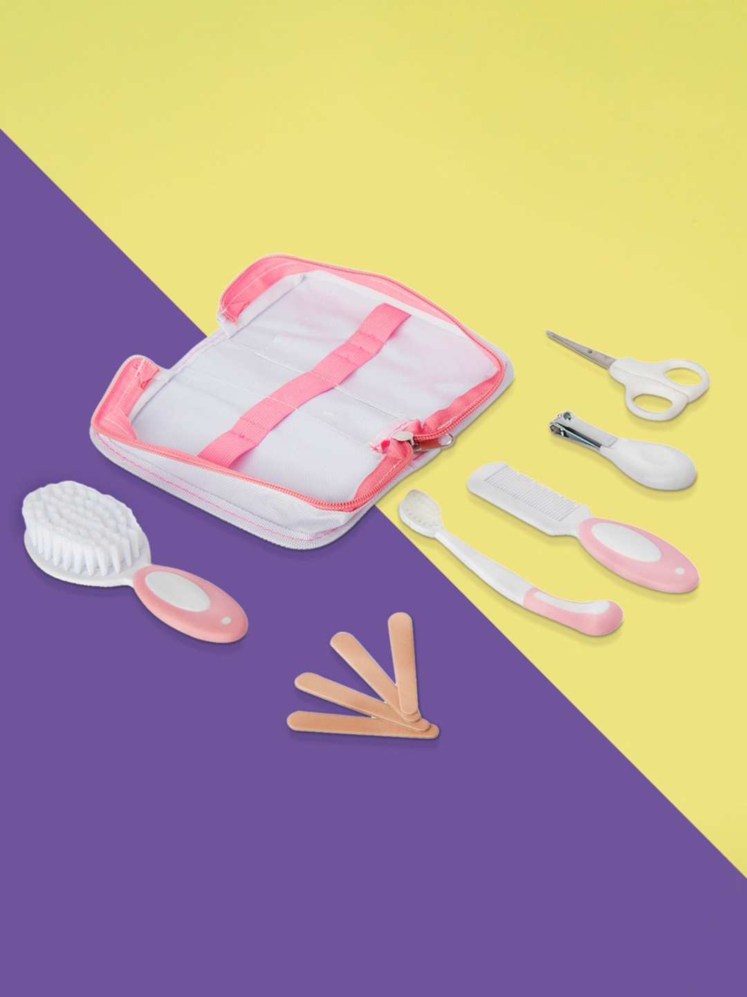 

Baby Moo Kids Set of 6 Pink Grooming Kit