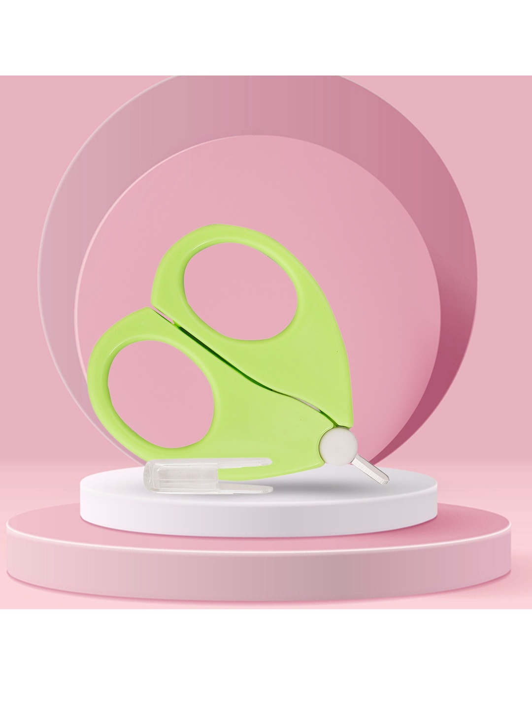 

Baby Moo Kids Green Safe Nail Scissor