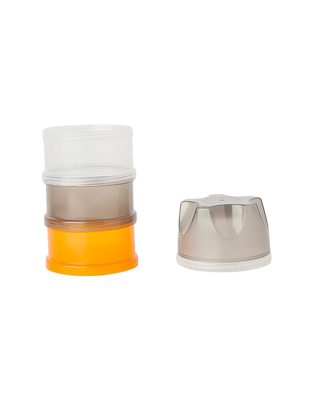 

Baby Moo Multicoloured Translucent 3 Tier Container, Multi
