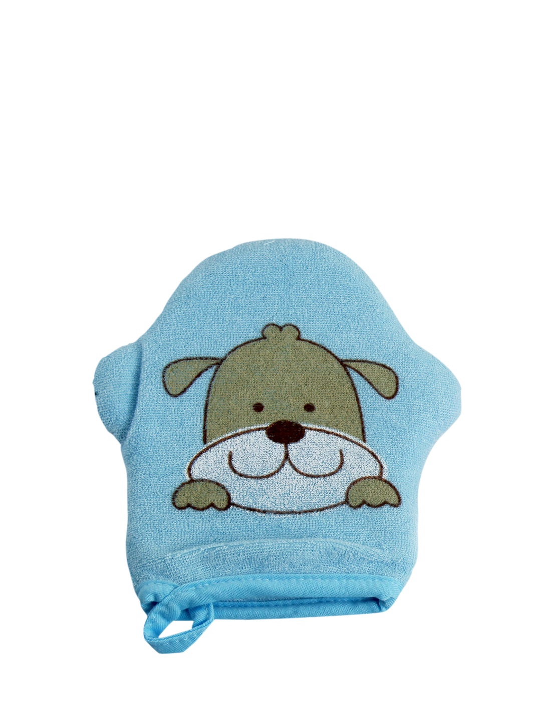 

Baby Moo Kids Blue Puppy Love Hand Glove Bath Sponge