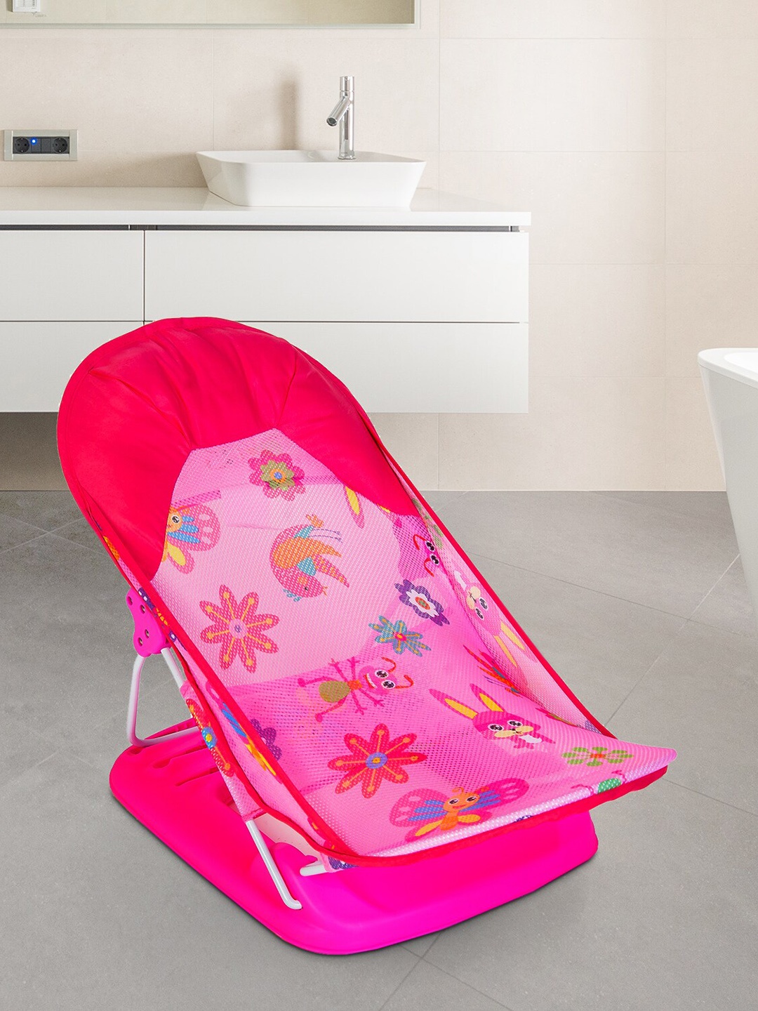 

Baby Moo Infant Kids Pink Nature Lover Baby Bather
