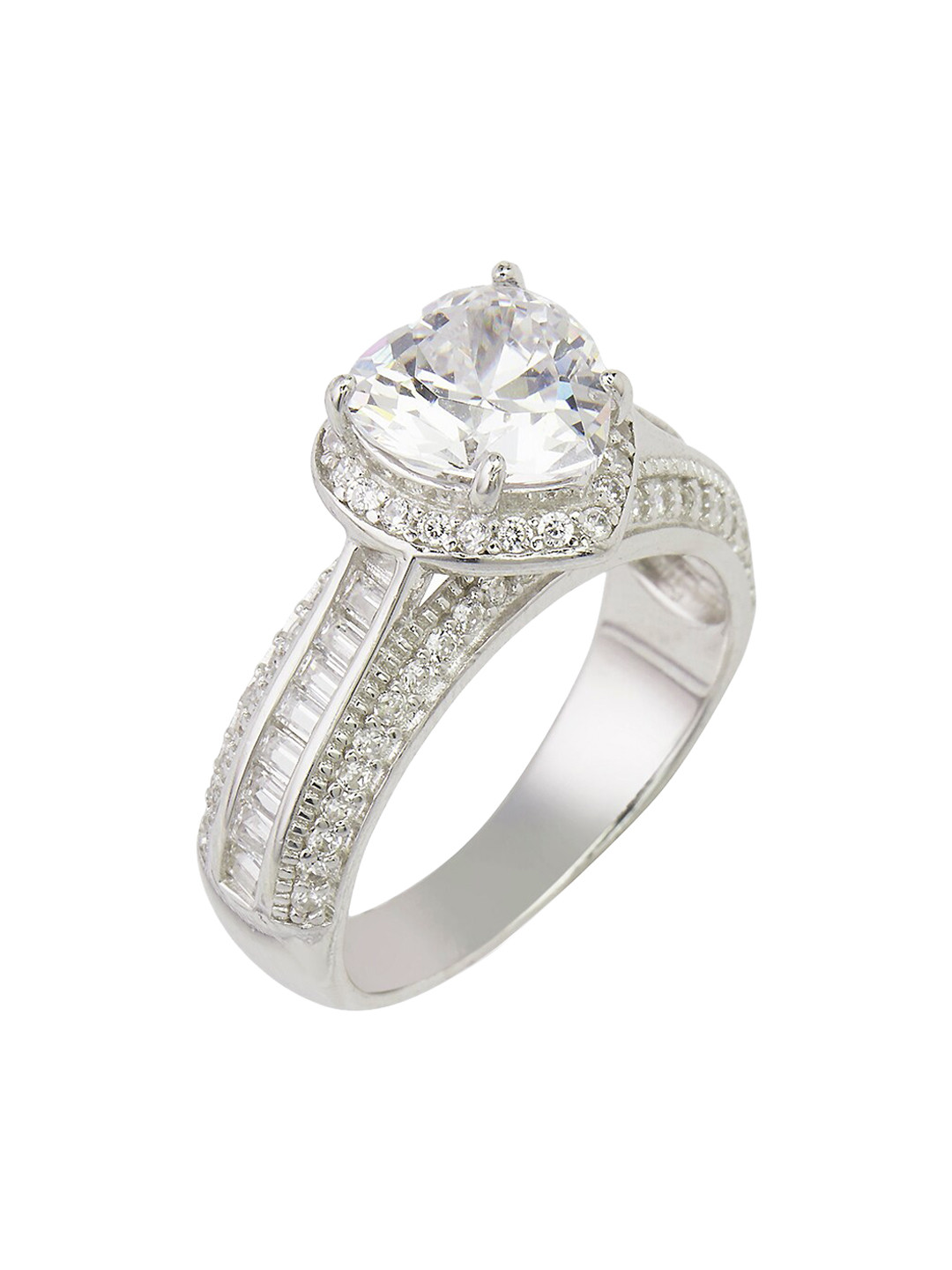 

ANAYRA Women White 925 Sterling Silver Ring