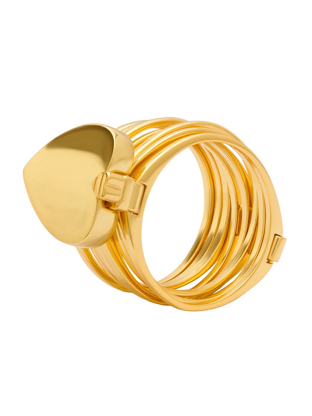 

ANAYRA Women Gold Plated 925 Sterling Silver Finger Ring
