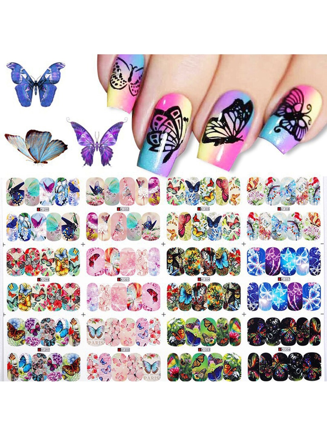

S.A.V.I. DIY Nail Art Sticker, Multi
