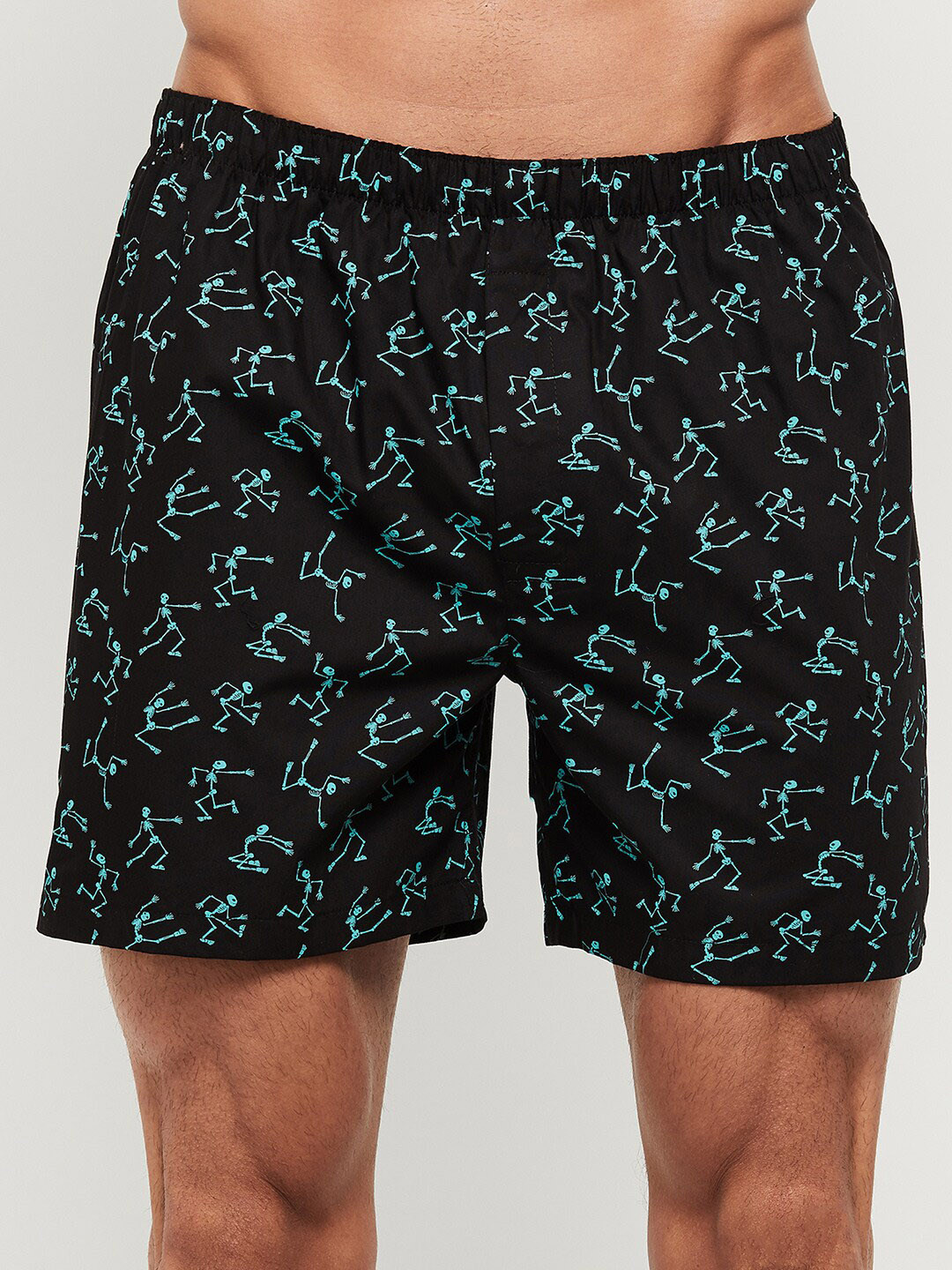 

max Men Assorted Cotton Boxers NOOSNAOPBXBK5ABLACK