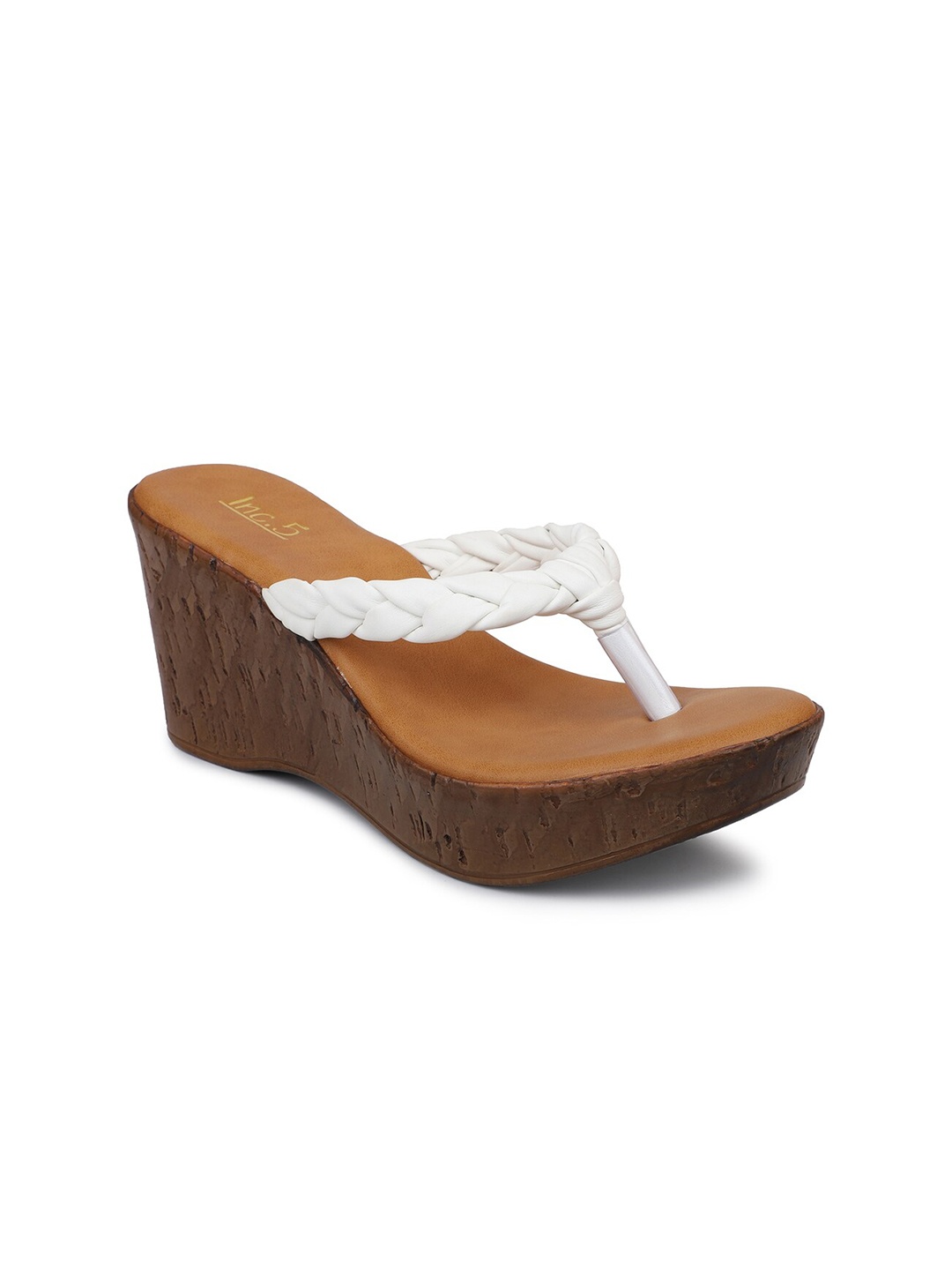 

Inc 5 Women White Wedge Heels