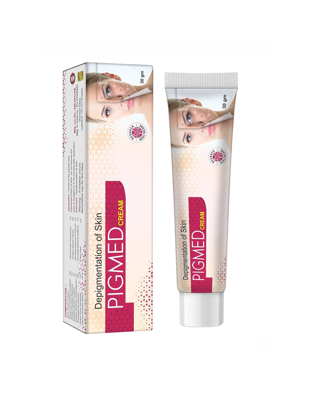 

Neuhack Set Of 2 Pigmed De Pigmentation Cream 60g, Off white