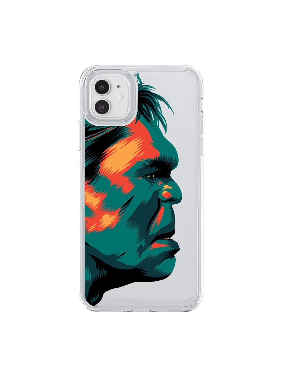 

macmerise Transparent & Green Illuminated Hulk iPhone 11 Back Case