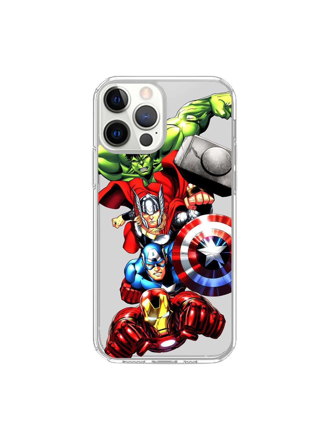 

macmerise Multicolored Avengers Fury iPhone 12 Pro Max Back Case, Multi