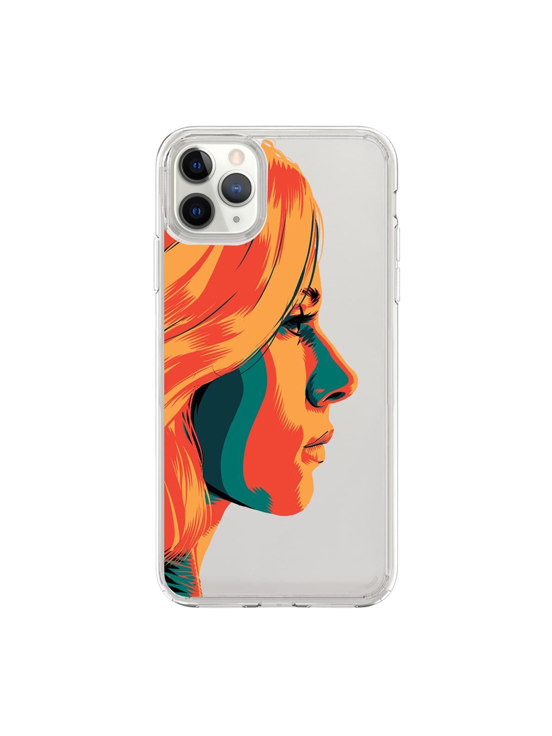 

macmerise White & Orange Illuminated Black Widow iPhone 11 Pro Max Back Case