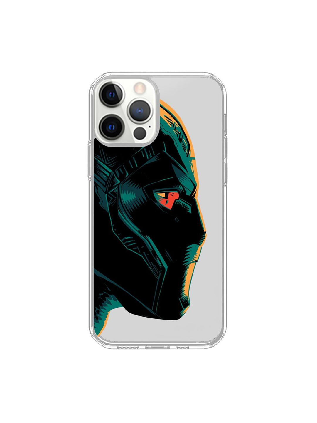 

macmerise White & Black Illuminated Black Panther iPhone 12 Pro Back Case