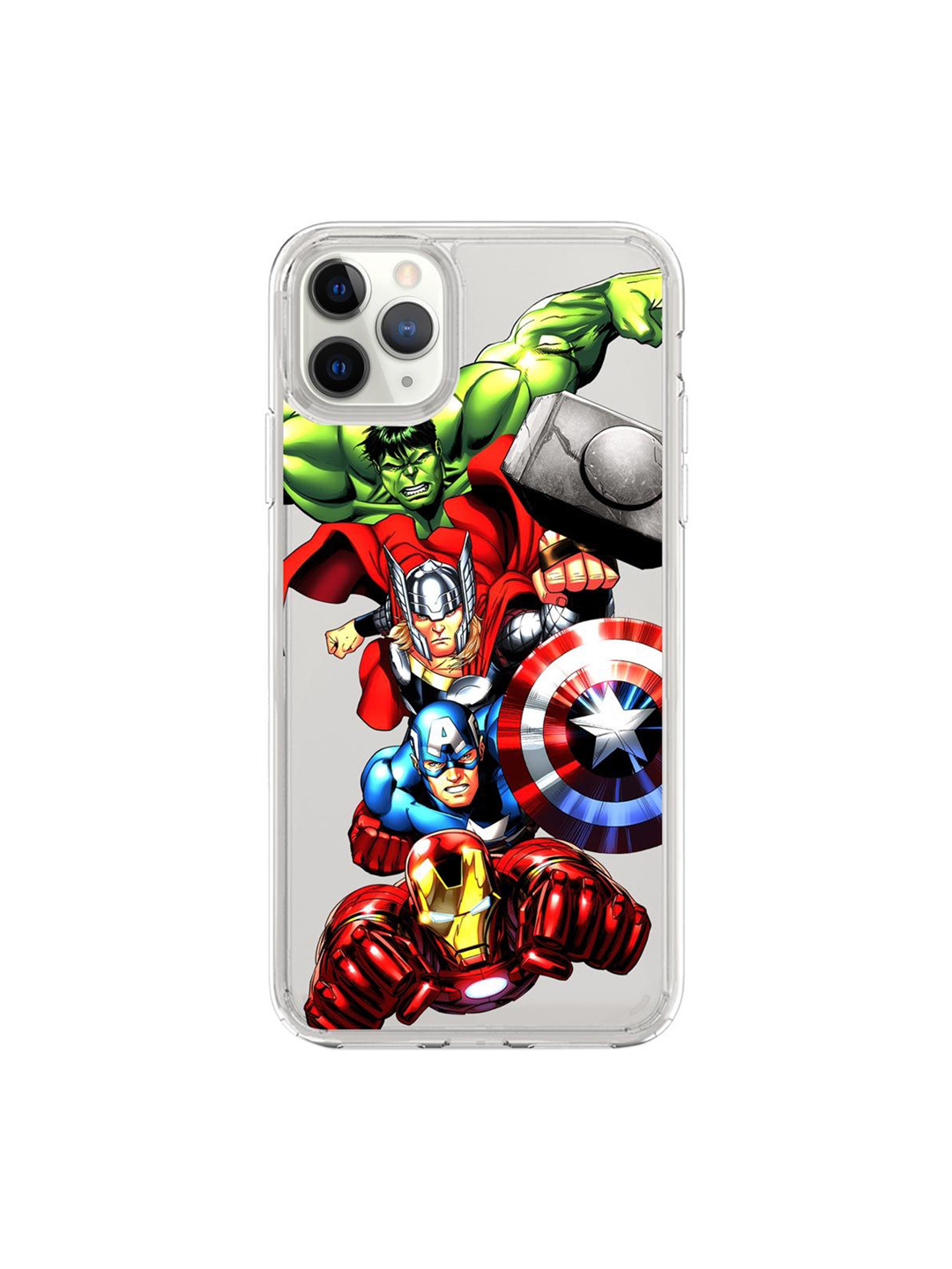 

macmerise Transparent & Red Avengers Fury iPhone 11 Pro Back Cover