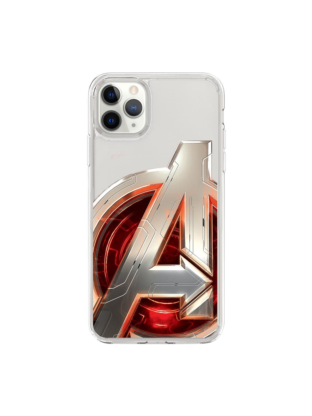 

macmerise Transparent & Red Avengers Logo iPhone 11 Pro Phone Case