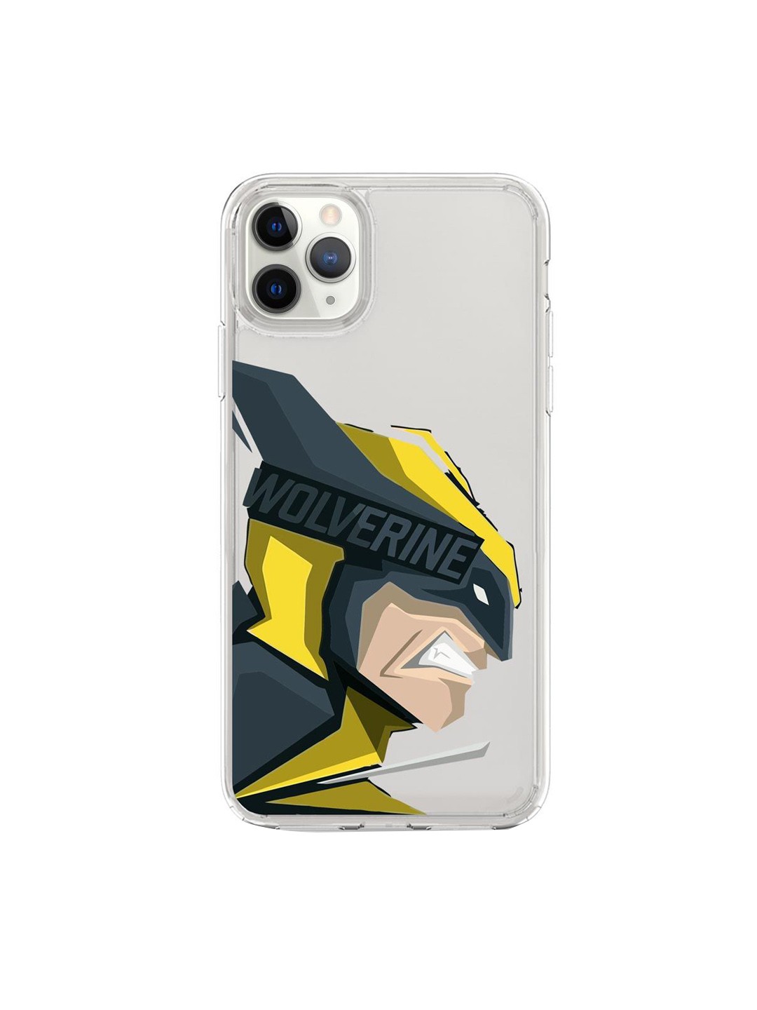 

macmerise Transparent & Yellow Dont Mess with Wolverine iPhone 11 Pro Phone Case