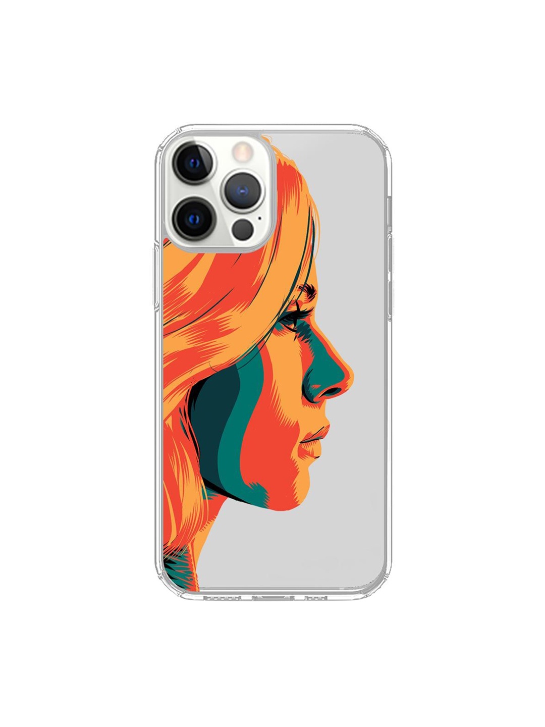 

macmerise Orange & White Illuminated Black Widow iPhone 12 Pro Phone Case
