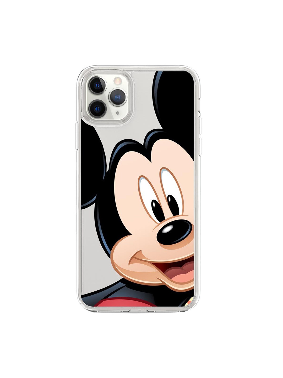 

macmerise Transparent & Black Zoom Up Mickey Printed iPhone 11 Pro Max Back Cover