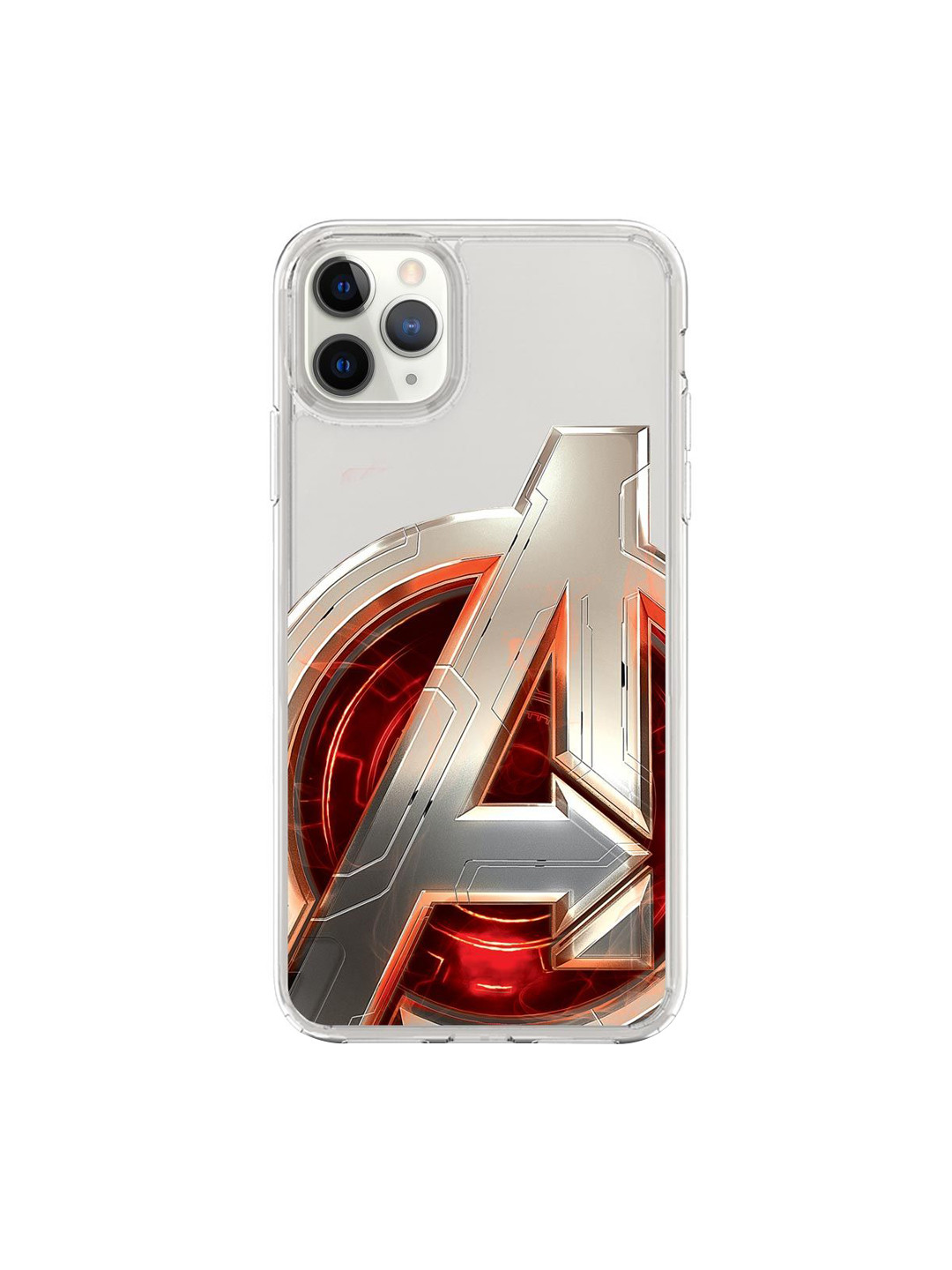 

macmerise Transparent & Red Avengers Version 2 iPhone 11 Pro Max Phone Case