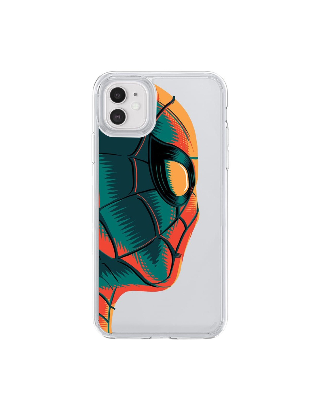

macmerise Transparent & Green Illuminated Spiderman iPhone 11 Back Case