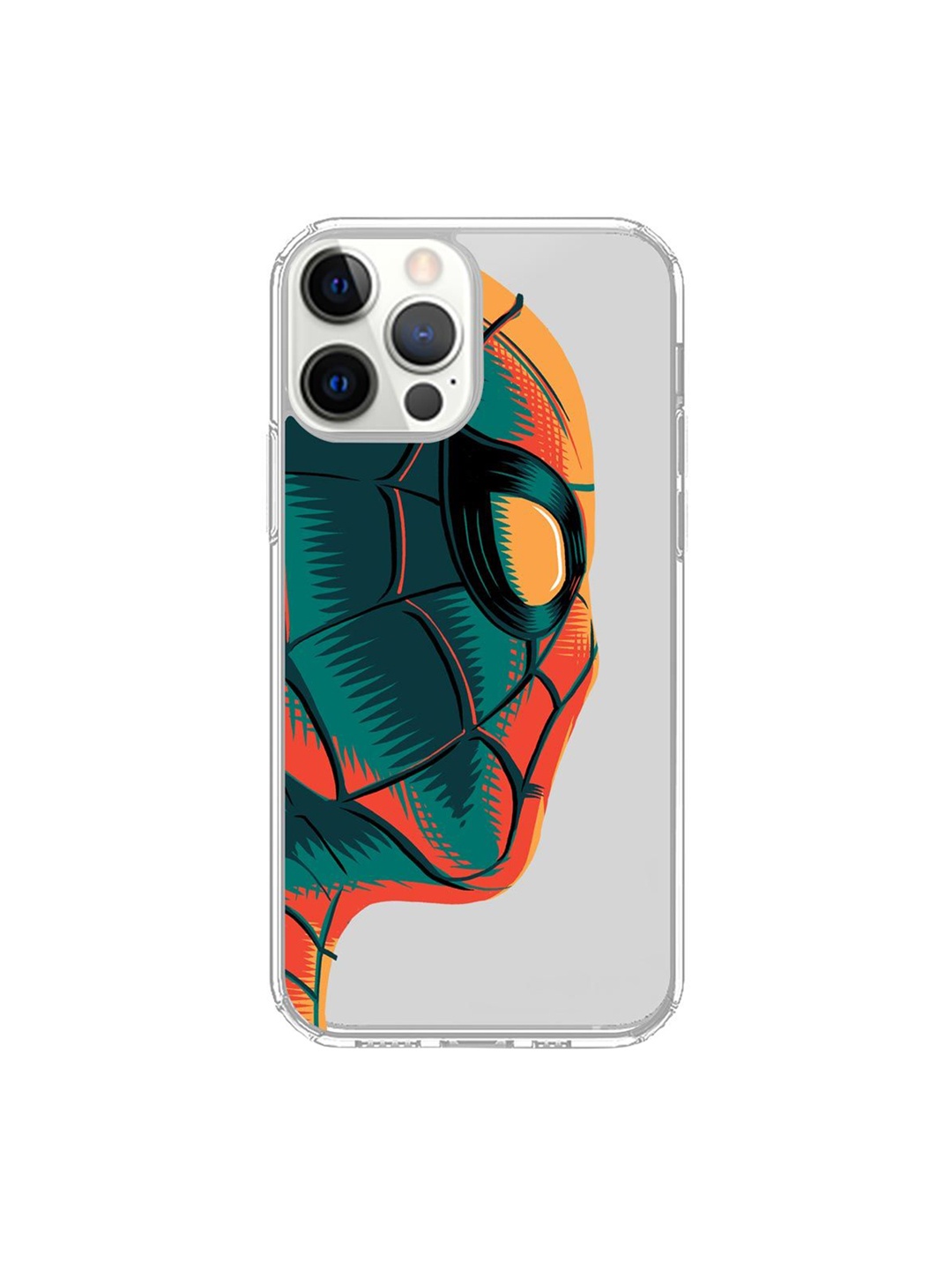 

macmerise Transparent & Green Illuminated Spiderman iPhone 12 Pro Phone Case