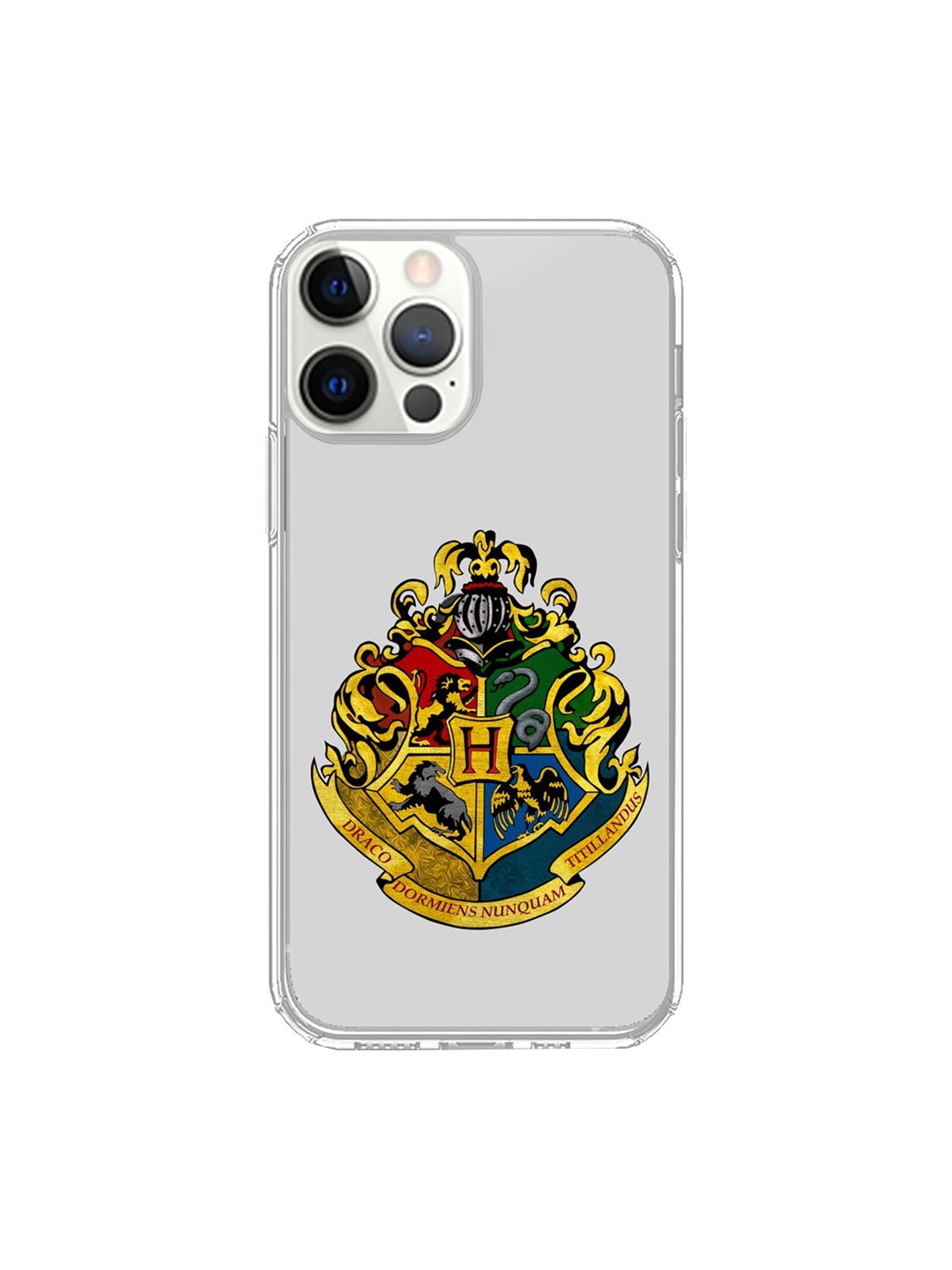 

macmerise Transparent & Yellow Hogwarts Sigil iPhone 12 Pro Max Phone Case