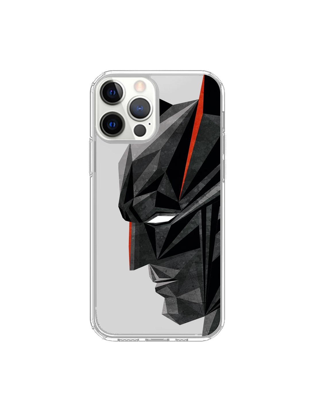 

macmerise Black & Red Batman Geometric iPhone 12 Pro Max Phone Case