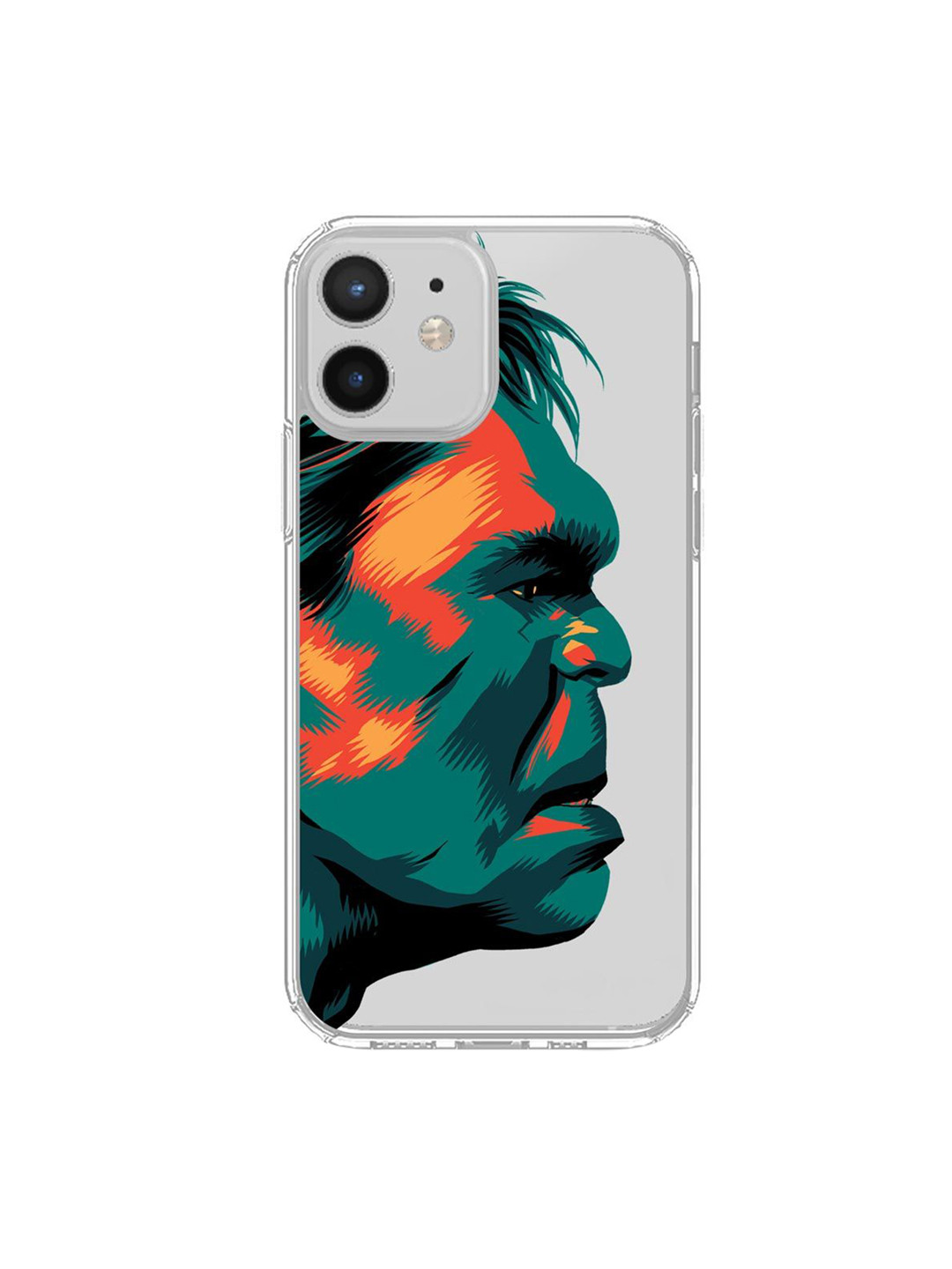 

macmerise Transparent & Green Hulk Logo iPhone 12 Mini Phone Case