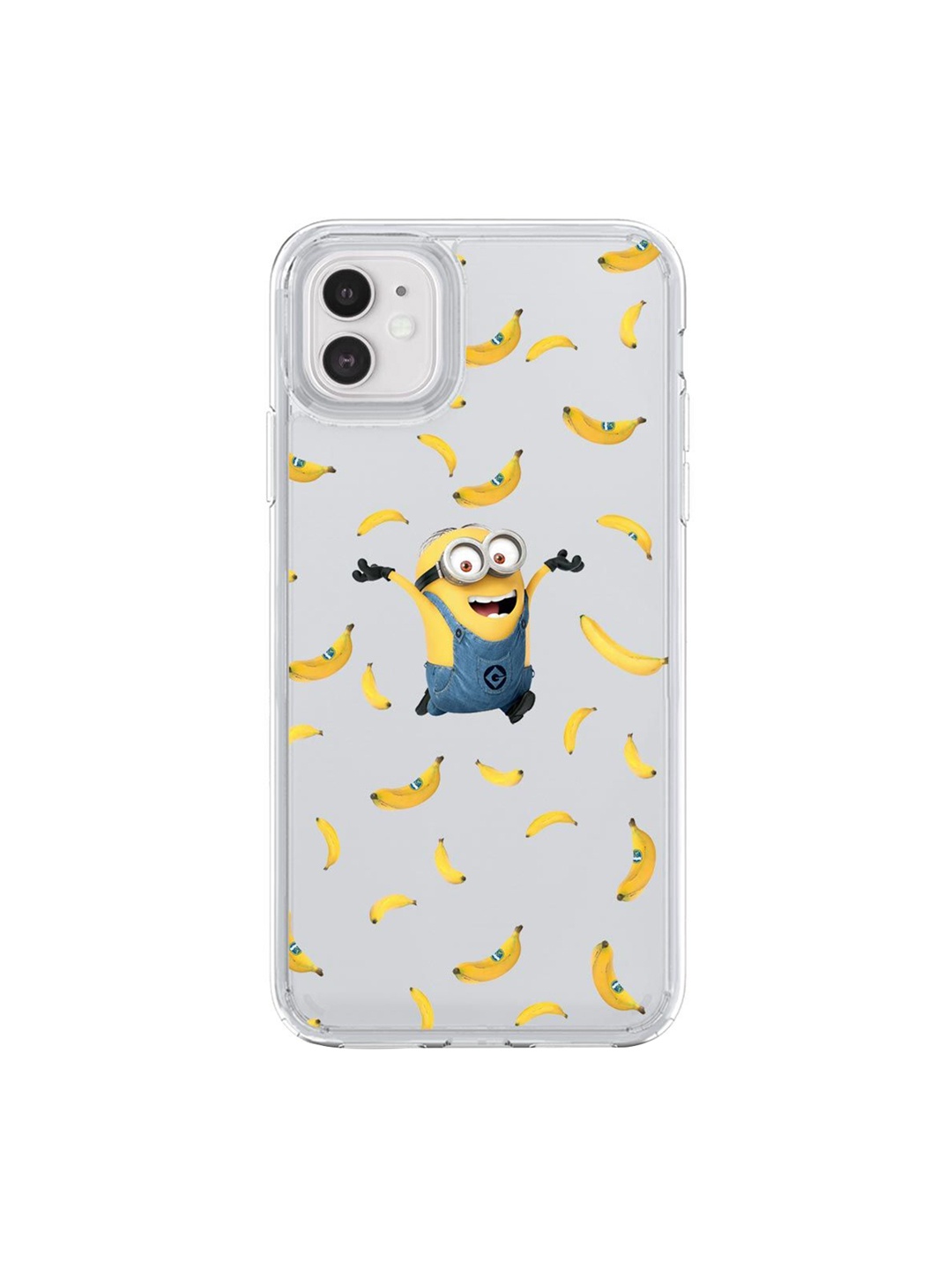 

macmerise Transparent & Yellow Go Bananas iPhone 11 Back Case
