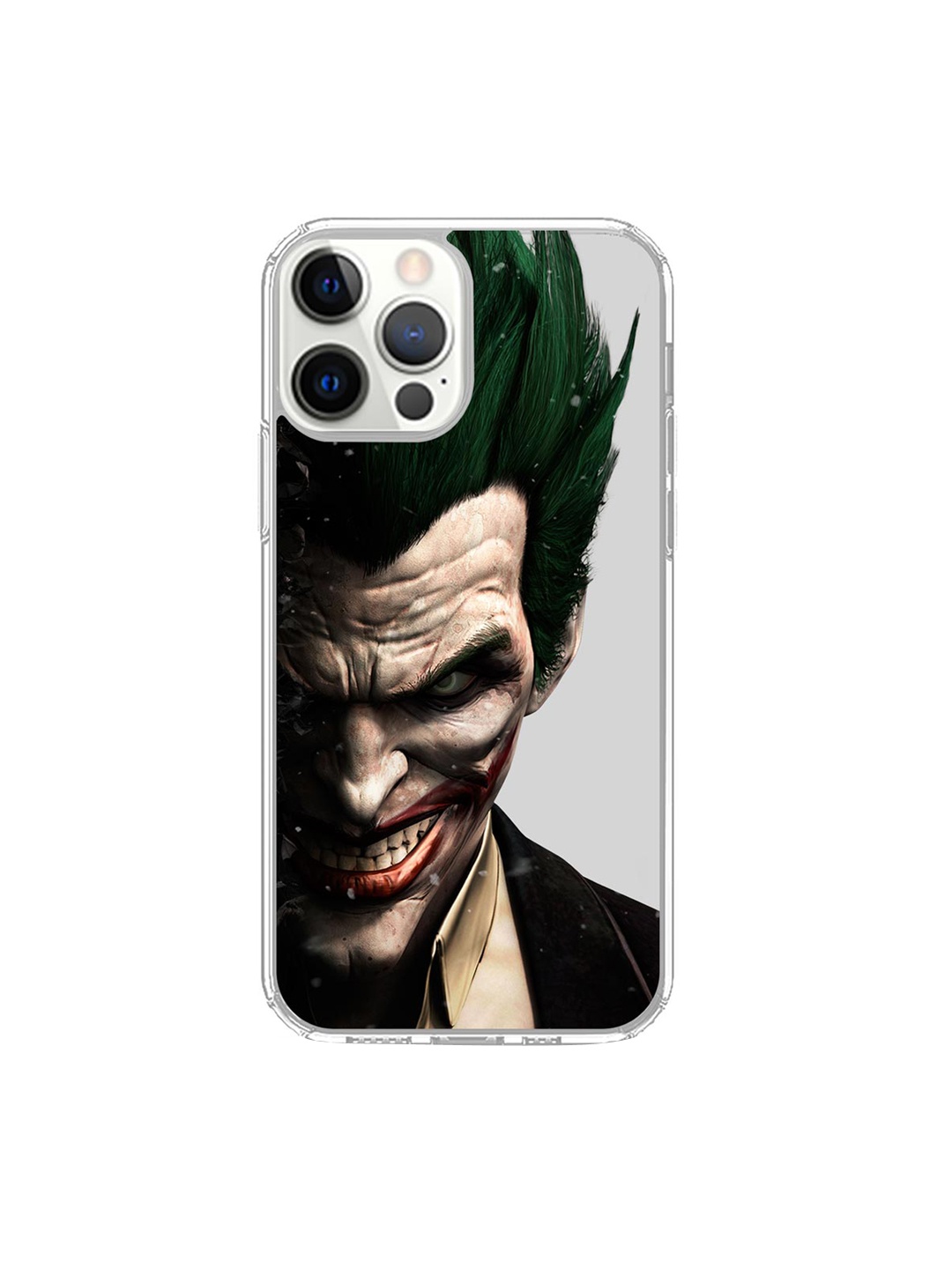 

macmerise Transparent & Black Joker Withers Printed iPhone 12 Pro Max Back Cover