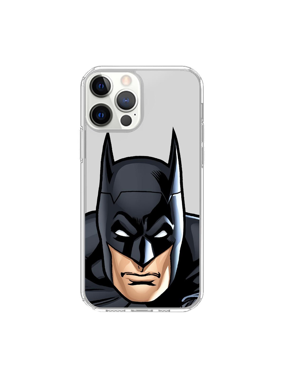 

macmerise Transparent & Black Fierce Batman iPhone 12 Pro Max Phone Case, Multi