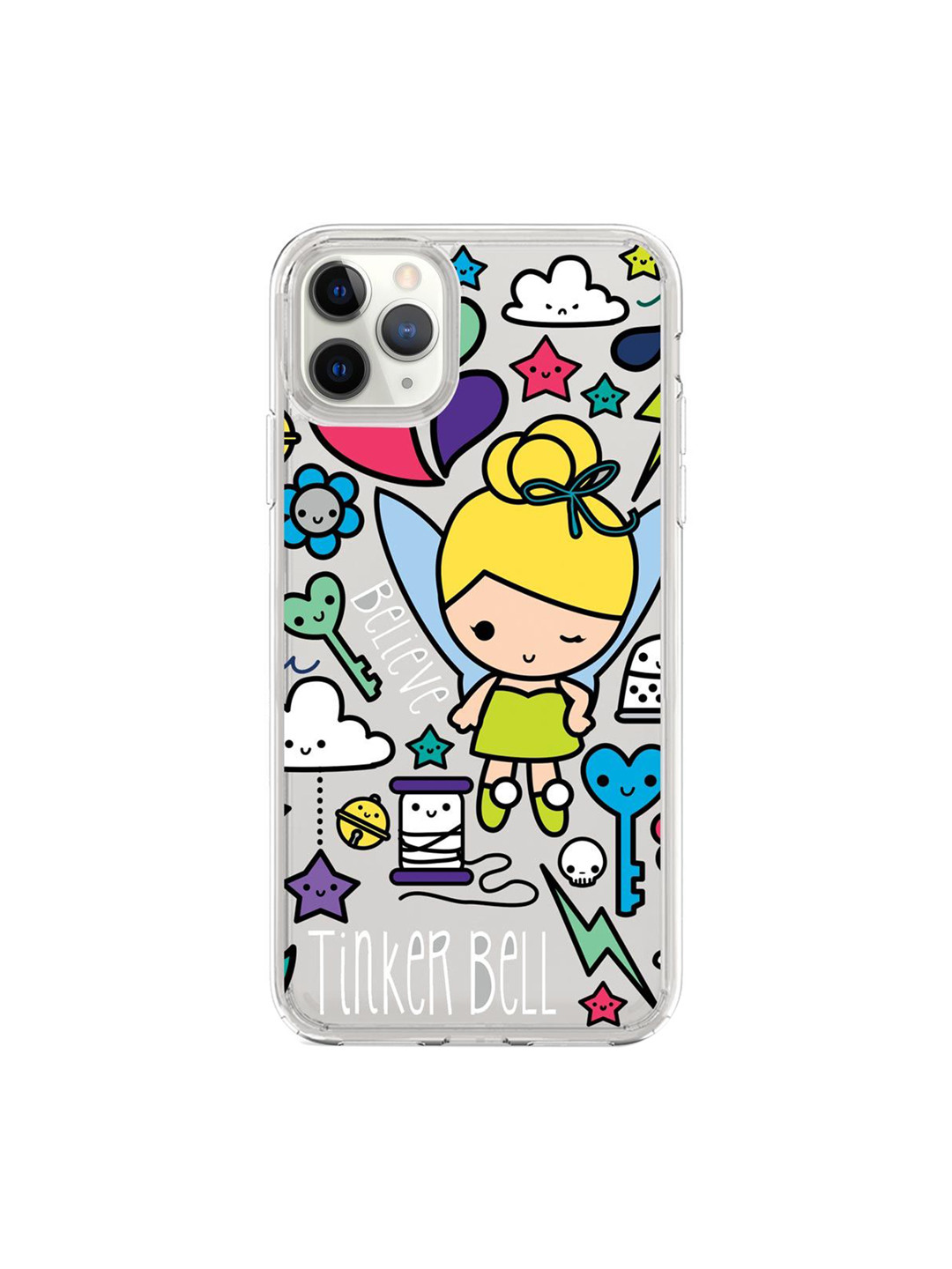 

macmerise Multicolored Tinker Bell Logo iPhone 11 Pro Phone Case, Multi