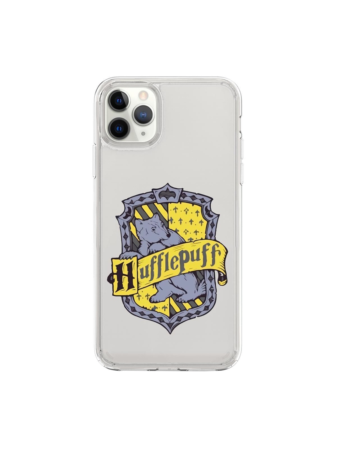 

macmerise Transparent & Yellow Hufflepuff Logo iPhone 11 Pro Phone Case, Multi