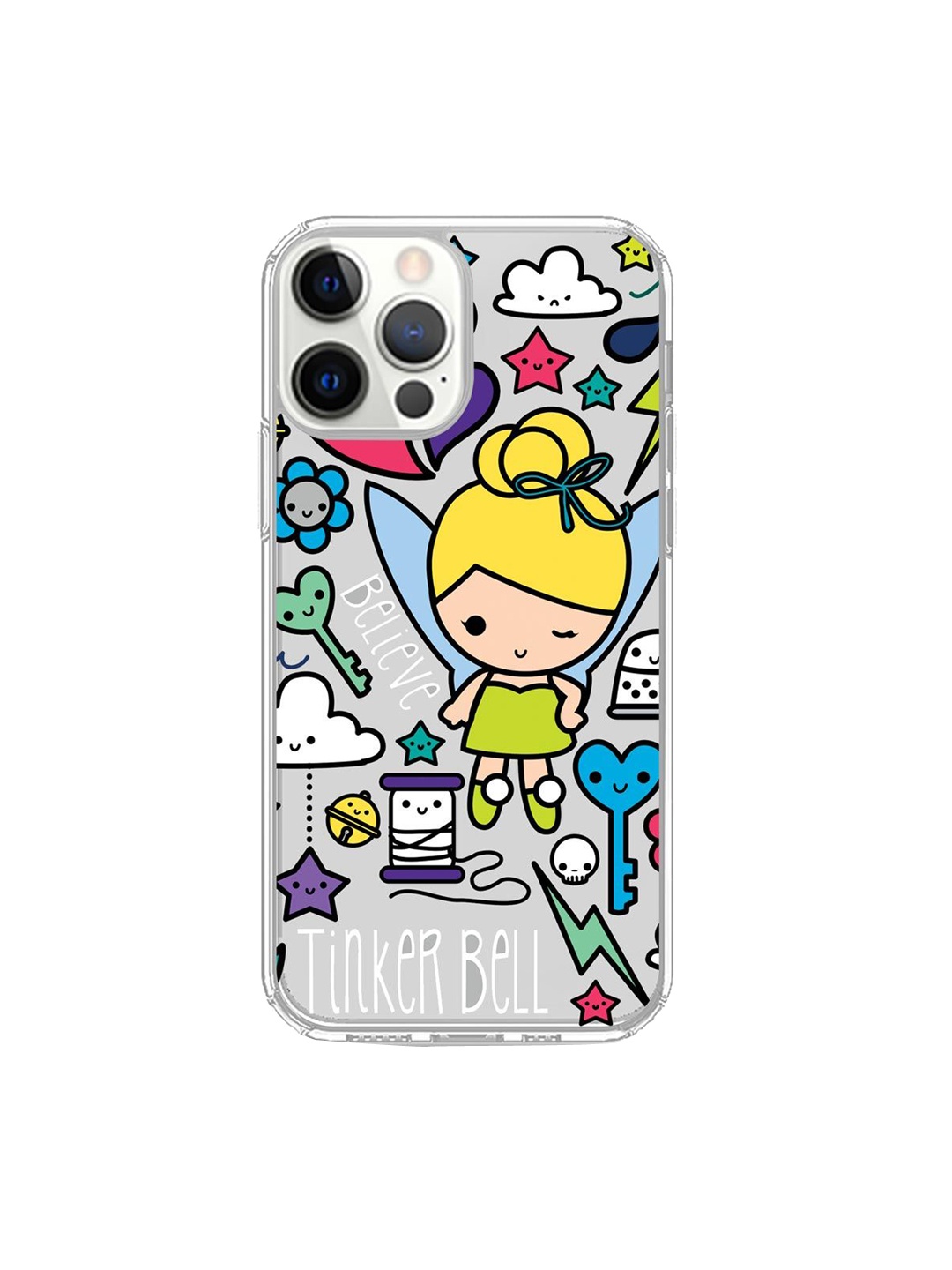 

macmerise Transparent & Black Tinker World iPhone 12 Pro Max Back Case