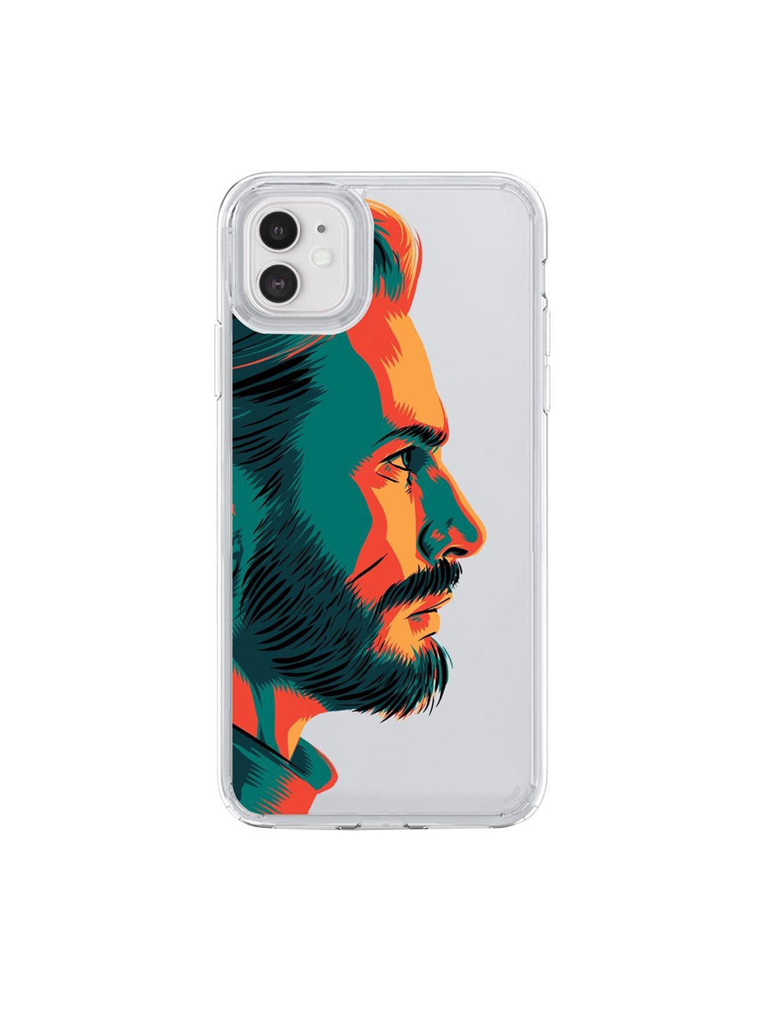 

macmerise Transparent & Green iPhone 11 Back Case
