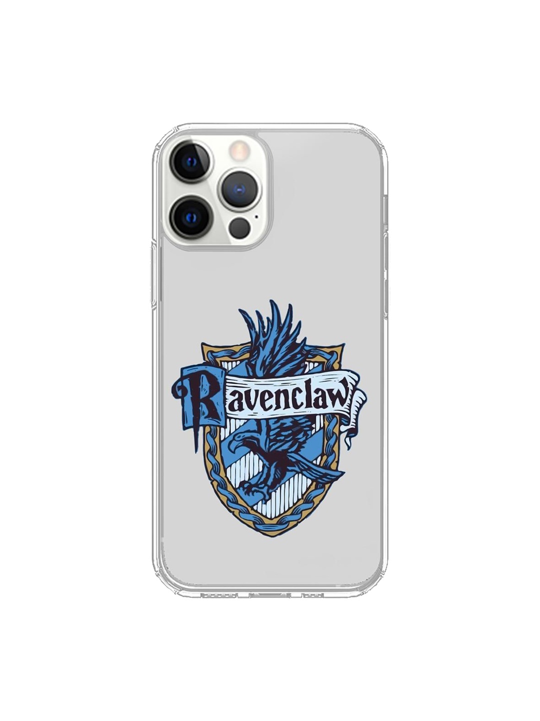 

macmerise Transparent & Blue Ravenclaw Logo iPhone 12 Pro Max Phone Case